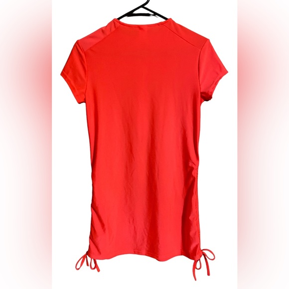 Basic: Neon Orange / Pink Activewear Top - Picture 5 of 16